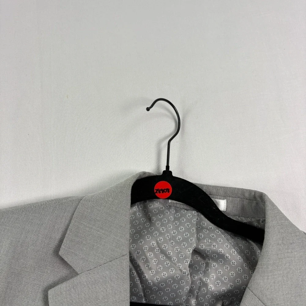 Lauren Ralph Lauren Suit Jacket Mens Size 52R Gray Structured Coat